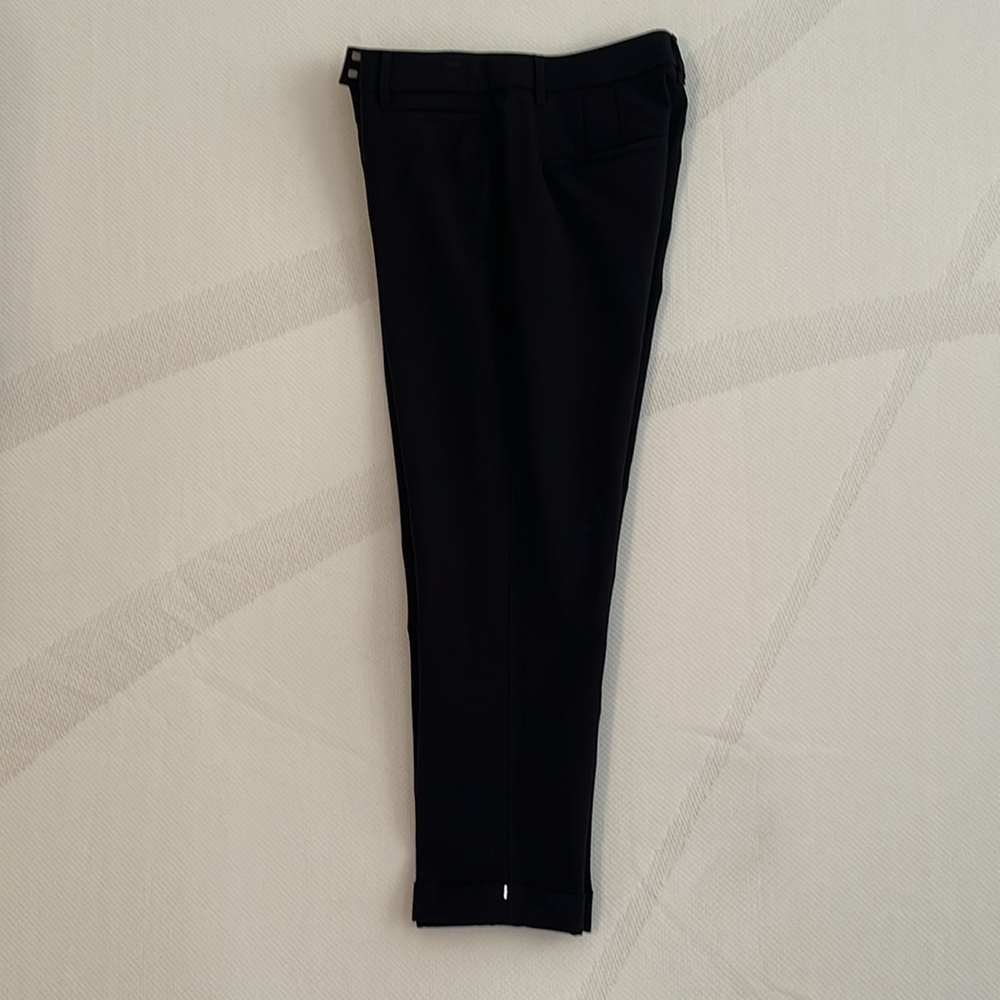 W.H.B.M Black Slim Crop Cotton Blend Pant Sz. 4 - Picture 16 of 17